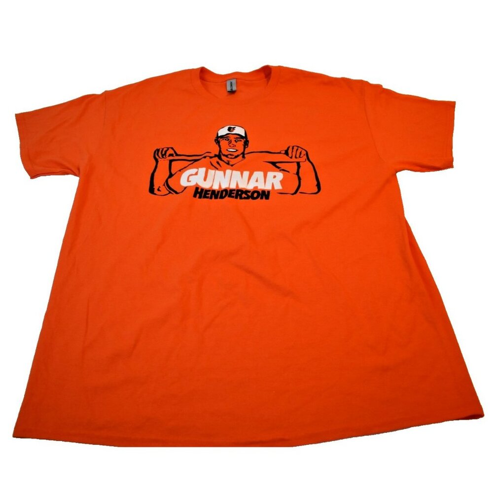 Baltimore Orioles SGA 9/22/23 Gunnar Henderson O's T-Shirt Universal XL